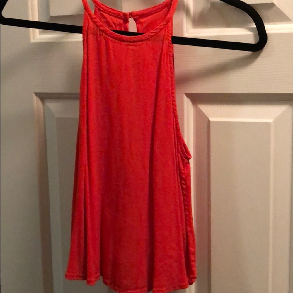 Red tank top